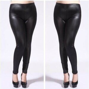 NEW Joie Faux Leather Leggings Large
